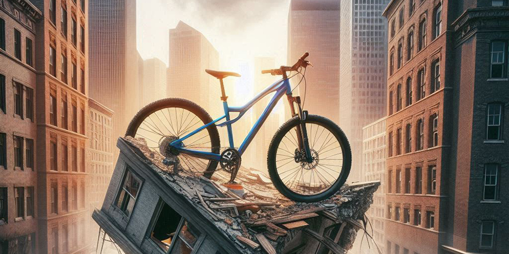 自転車が災害時に活躍！様々な荷物を運ぶ