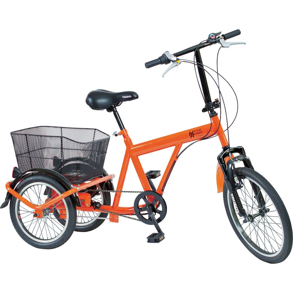トラスコ中山(TRUSCO) 構内・災害時用ノーパンク三輪自転車